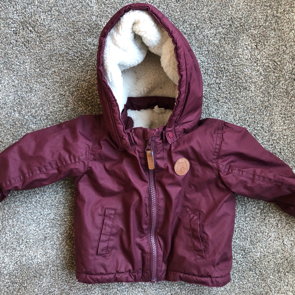 H&M warm jacket 6-9 months